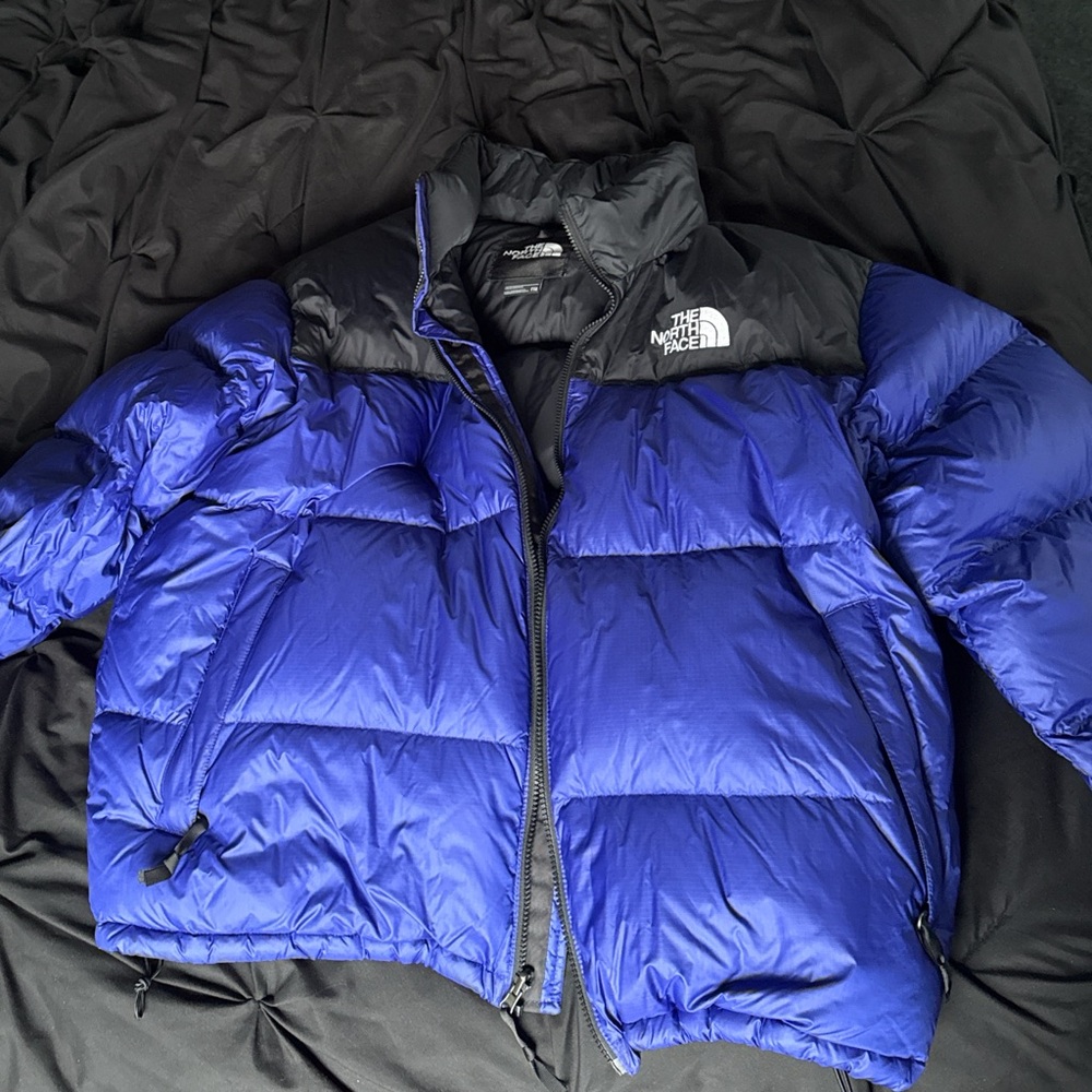 SOLD ON ANOTHER APP- Men’s Blue 1996 Retro North Face Nuptse 700 Puffer Jacket - Picture 1 of 5